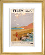 Filey for the Family', LNER poster, 1923-1947. art print extra small gold Art Print - Science Museum Shop
