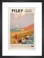 Filey for the Family', LNER poster, 1923-1947. art print small black Art Print - Science Museum Shop