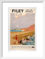 Filey for the Family', LNER poster, 1923-1947. art print small white Art Print - Science Museum Shop