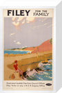 Filey for the Family', LNER poster, 1923-1947. stretched canvas small none Art Print - Science Museum Shop