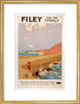 Filey for the Family', LNER poster, 1923-1947. art print medium gold Art Print - Science Museum Shop