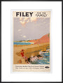 Filey for the Family', LNER poster, 1923-1947. art print extra large black Art Print - Science Museum Shop