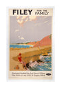 Filey for the Family', LNER poster, 1923-1947. unstretched canvas large none Art Print - Science Museum Shop