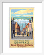 Come to Old World Cornwall', GWR poster, 1931. art print extra small white Art Print - Science Museum Shop