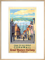 Come to Old World Cornwall', GWR poster, 1931. art print large natural Art Print - Science Museum Shop