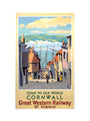 Come to Old World Cornwall', GWR poster, 1931. art print extra large none Art Print - Science Museum Shop