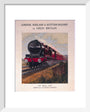 The 'Royal Scot' locomotive, LMS poster 1931. art print extra small white Art Print - Science Museum Shop