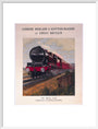 The 'Royal Scot' locomotive, LMS poster 1931. art print large white Art Print - Science Museum Shop