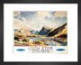 'Loch Etive, Western Highlands', BR(ScR) poster, 1948-1965. art print extra small black Art Print - Science Museum Shop