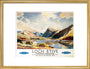 'Loch Etive, Western Highlands', BR(ScR) poster, 1948-1965. art print medium gold Art Print - Science Museum Shop