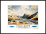 'Loch Etive, Western Highlands', BR(ScR) poster, 1948-1965. art print extra large black Art Print - Science Museum Shop