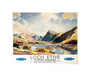 'Loch Etive, Western Highlands', BR(ScR) poster, 1948-1965. unstretched canvas small none Art Print - Science Museum Shop