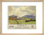'The Coronation Scot Ascending Shap Fell', LMS poster, 1937. art print extra small natural Art Print - Science Museum Shop