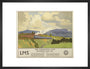 'The Coronation Scot Ascending Shap Fell', LMS poster, 1937. art print medium black Art Print - Science Museum Shop