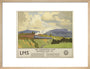 'The Coronation Scot Ascending Shap Fell', LMS poster, 1937. art print medium natural Art Print - Science Museum Shop