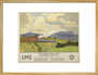 'The Coronation Scot Ascending Shap Fell', LMS poster, 1937. art print large gold Art Print - Science Museum Shop