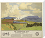 'The Coronation Scot Ascending Shap Fell', LMS poster, 1937. stretched canvas medium none Art Print - Science Museum Shop