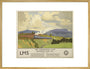 'The Coronation Scot Ascending Shap Fell', LMS poster, 1937. art print extra large gold Art Print - Science Museum Shop