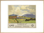'The Coronation Scot Ascending Shap Fell', LMS poster, 1937. art print extra large natural Art Print - Science Museum Shop