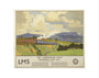 'The Coronation Scot Ascending Shap Fell', LMS poster, 1937. art print extra small none Art Print - Science Museum Shop