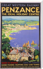 'Penzance', GWR poster, 1923-1947. stretched canvas extra large none Art Print - Science Museum Shop