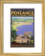 'Penzance', GWR poster, 1923-1947. art print extra small gold Art Print - Science Museum Shop