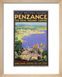 'Penzance', GWR poster, 1923-1947. art print extra small natural Art Print - Science Museum Shop