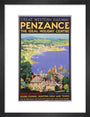 'Penzance', GWR poster, 1923-1947. art print small black Art Print - Science Museum Shop