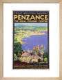'Penzance', GWR poster, 1923-1947. art print small natural Art Print - Science Museum Shop