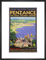 'Penzance', GWR poster, 1923-1947. art print medium black Art Print - Science Museum Shop