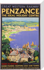 'Penzance', GWR poster, 1923-1947. stretched canvas medium none Art Print - Science Museum Shop