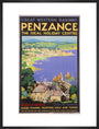 'Penzance', GWR poster, 1923-1947. art print large black Art Print - Science Museum Shop