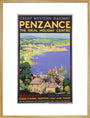 'Penzance', GWR poster, 1923-1947. art print extra large gold Art Print - Science Museum Shop
