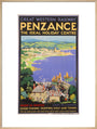 'Penzance', GWR poster, 1923-1947. art print extra large natural Art Print - Science Museum Shop