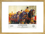 'London for State Occasions', LMS poster, 1930s. art print medium gold Art Print - Science Museum Shop