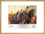 'London for State Occasions', LMS poster, 1930s. art print large gold Art Print - Science Museum Shop