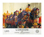'London for State Occasions', LMS poster, 1930s. unstretched canvas extra large none Art Print - Science Museum Shop