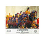 'London for State Occasions', LMS poster, 1930s. unstretched canvas small none Art Print - Science Museum Shop