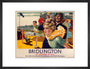 'Bridlington: It's Quicker By Rail', LNER poster, 1923-1947. art print medium black Art Print - Science Museum Shop