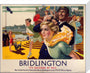 'Bridlington: It's Quicker By Rail', LNER poster, 1923-1947. stretched canvas medium none Art Print - Science Museum Shop