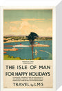 'Isle of Man for Happy Holidays', LMS poster, 1923-1947. stretched canvas small none Art Print - Science Museum Shop