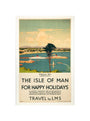 'Isle of Man for Happy Holidays', LMS poster, 1923-1947. unstretched canvas small none Art Print - Science Museum Shop