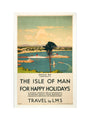 'Isle of Man for Happy Holidays', LMS poster, 1923-1947. art print medium none Art Print - Science Museum Shop