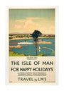 'Isle of Man for Happy Holidays', LMS poster, 1923-1947. unstretched canvas extra large none Art Print - Science Museum Shop