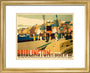 'Bridlington: It's Quicker by Rail', LNER poster, 1935. art print extra small gold Art Print - Science Museum Shop
