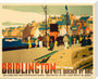 'Bridlington: It's Quicker by Rail', LNER poster, 1935. stretched canvas large none Art Print - Science Museum Shop