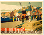 'Bridlington: It's Quicker by Rail', LNER poster, 1935. stretched canvas extra large none Art Print - Science Museum Shop