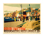 'Bridlington: It's Quicker by Rail', LNER poster, 1935. unstretched canvas large none Art Print - Science Museum Shop