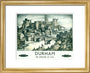 'Durham', BR poster, after 1948. art print extra small gold Art Print - Science Museum Shop