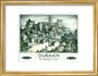 'Durham', BR poster, after 1948. art print small gold Art Print - Science Museum Shop